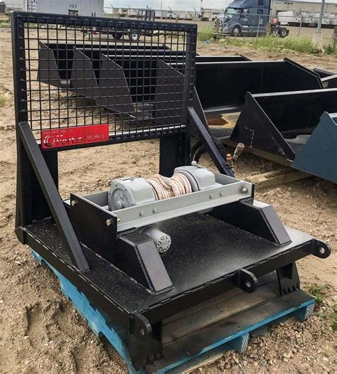 skid steer recovery unit|skid recovery winch.